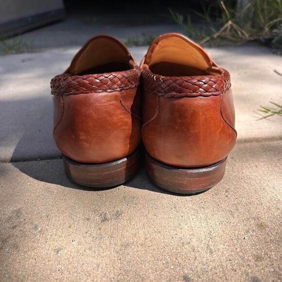 Allen edmond brown leather tassel main image 3